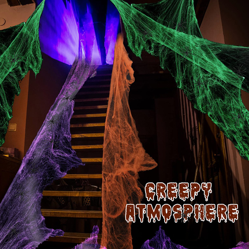 Dekorasi Halloween, Jaring Lab - Spider Web Halloween Decoration ulasan dan harga