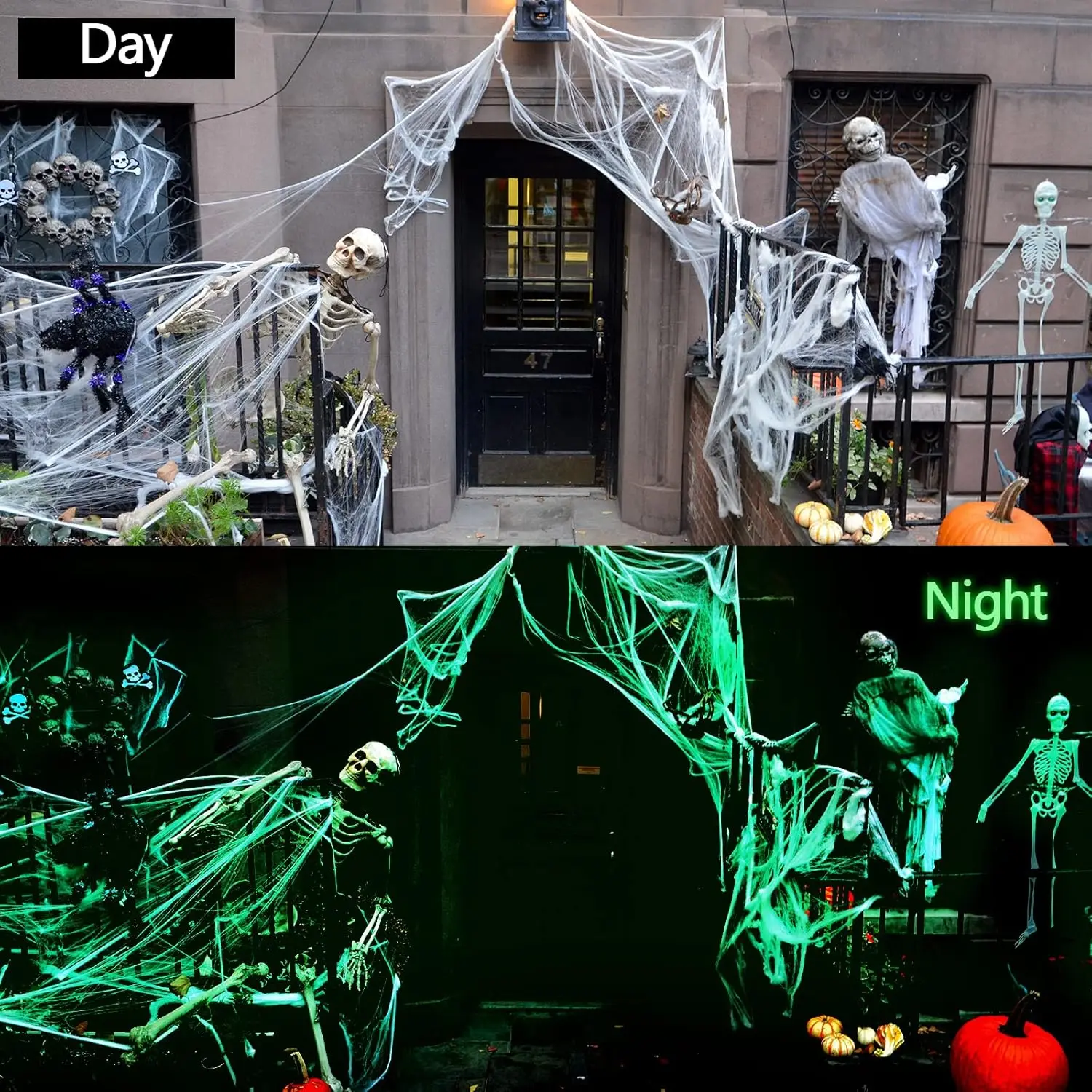 1-5 Set Dekorasi Jaring Laba-l - Spider Web Halloween Decoration ulasan dan harga